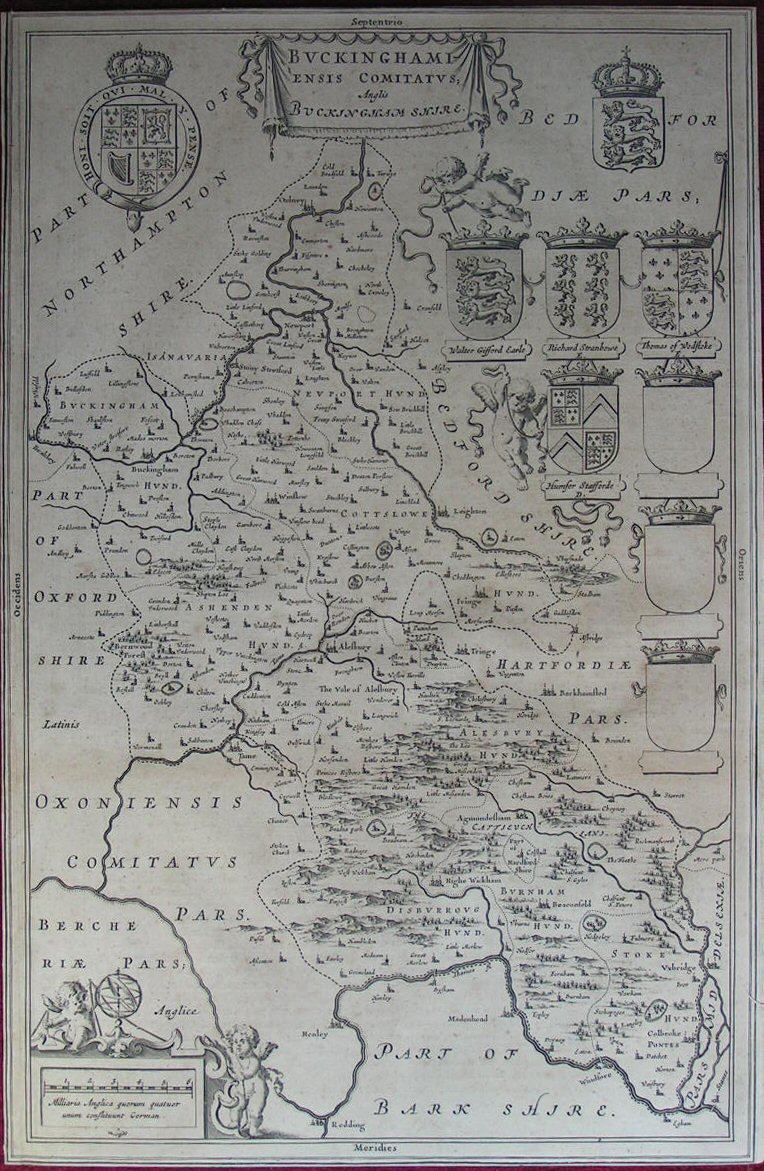Map of Buckinghamshire - Blaeu